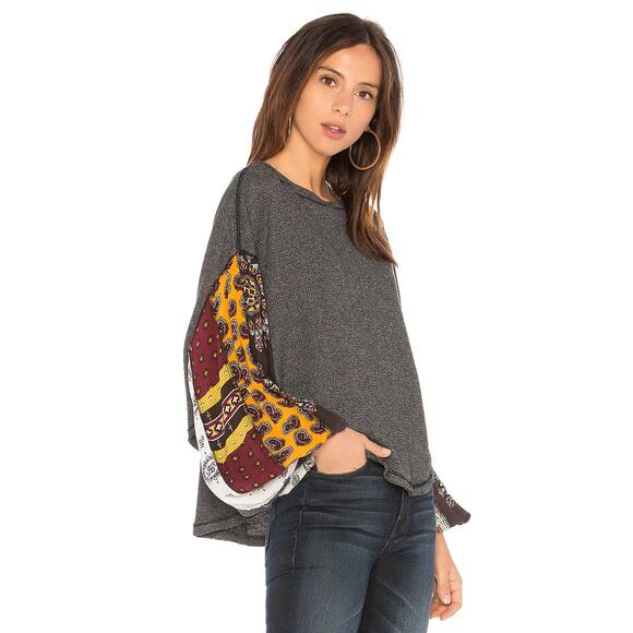 We the Free People Blossom Thermal Top Black Size Small - Picture 3 of 10